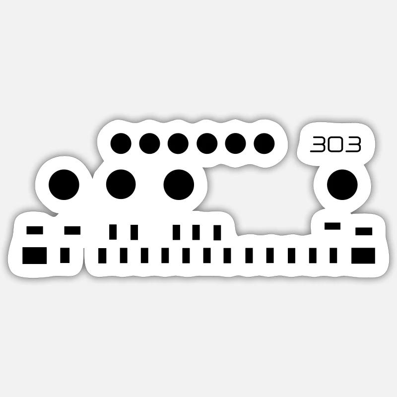 303 Sticker Größe S (10 x 10 cm)