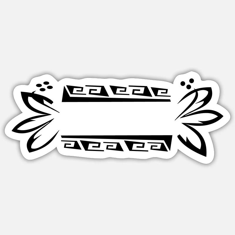 2_tikitexte Sticker taille S (10 x 10 cm)