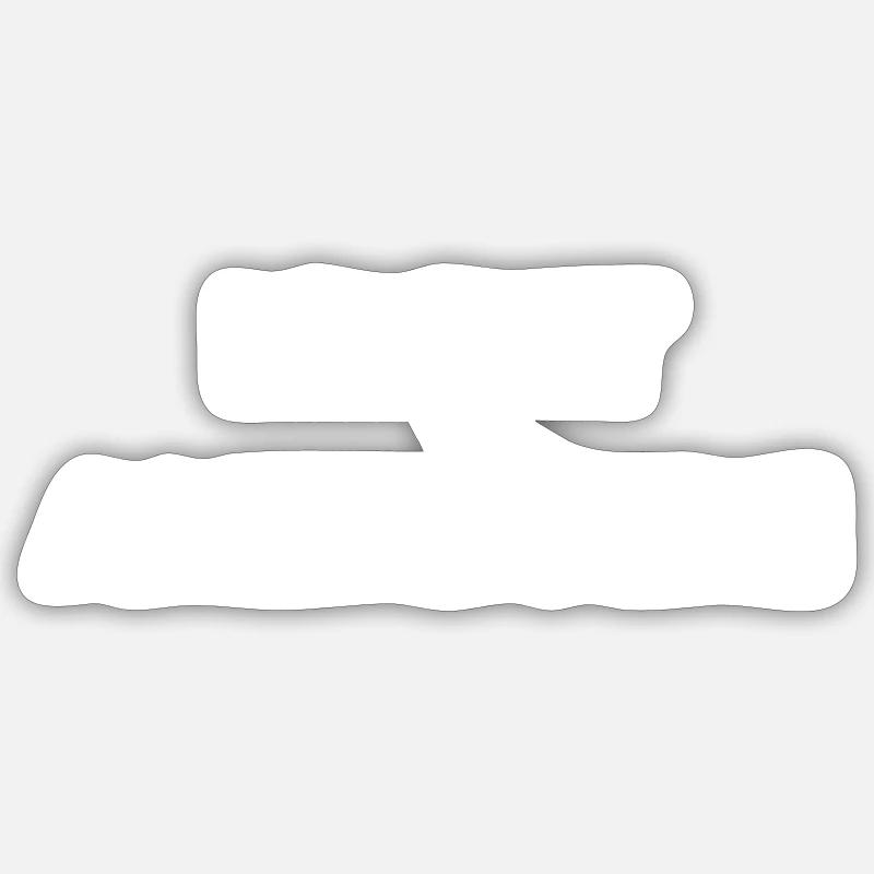 Do not touch! Sticker size S (10 x 10 cm)