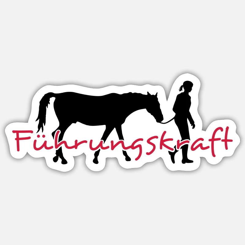Executive woman 2c - Sticker size S (10 x 10 cm) - white matte