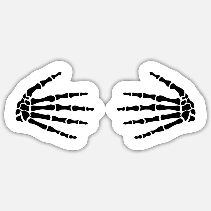 Hands Sticker size S (10 x 10 cm)