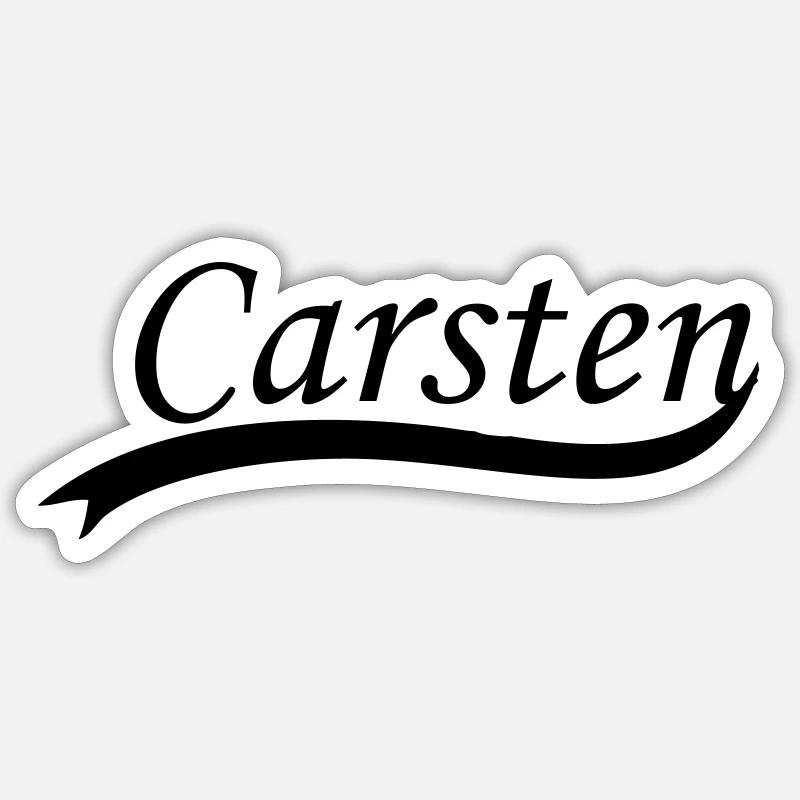 carsten Sticker Größe S (10 x 10 cm)