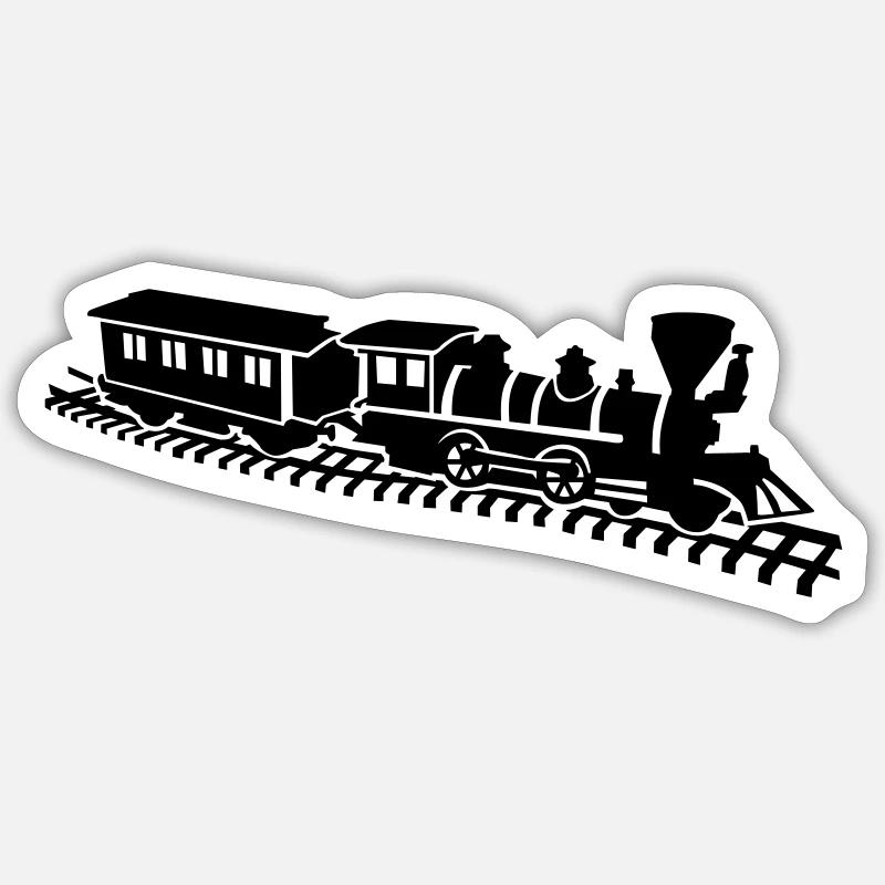 Model railway Sticker size S (10 x 10 cm)