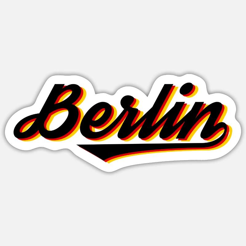 Berlin Sticker size S (10 x 10 cm)