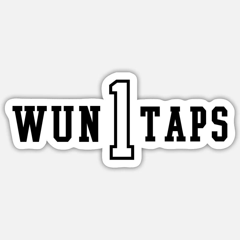 wun1taps Sticker Größe S (10 x 10 cm)