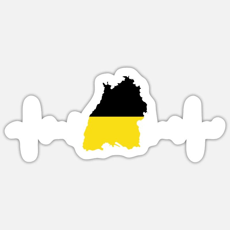 Bade-Wurtemberg Chère maison Sticker taille S (10 x 10 cm)
