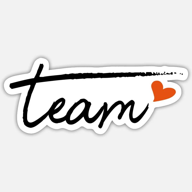 Equipe - Sticker taille S (10 x 10 cm) - blanc mat