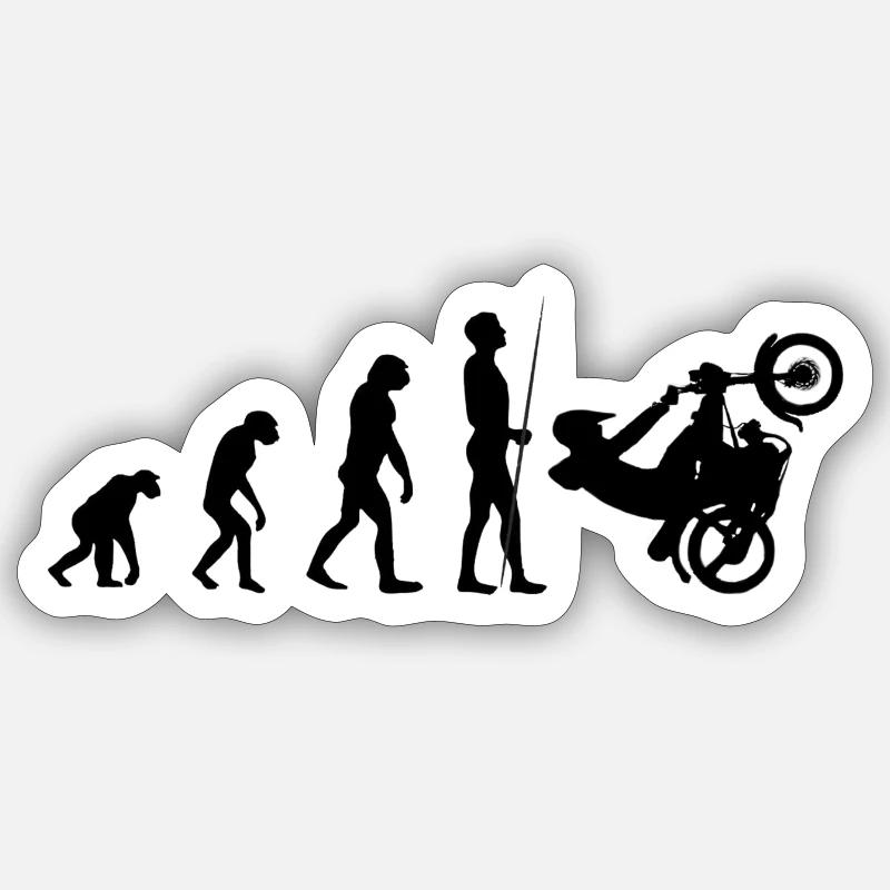Evolution Simme-Fahrer Sticker taille S (10 x 10 cm)