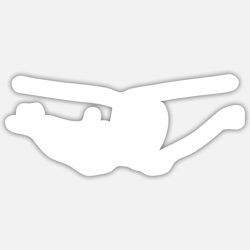 Faust - Sticker Größe S (10 x 10 cm) - Mattweiß