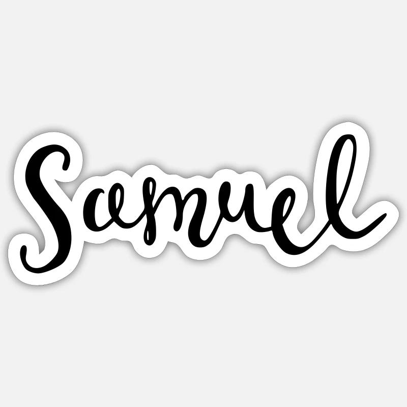 Samuel Sticker taille S (10 x 10 cm)