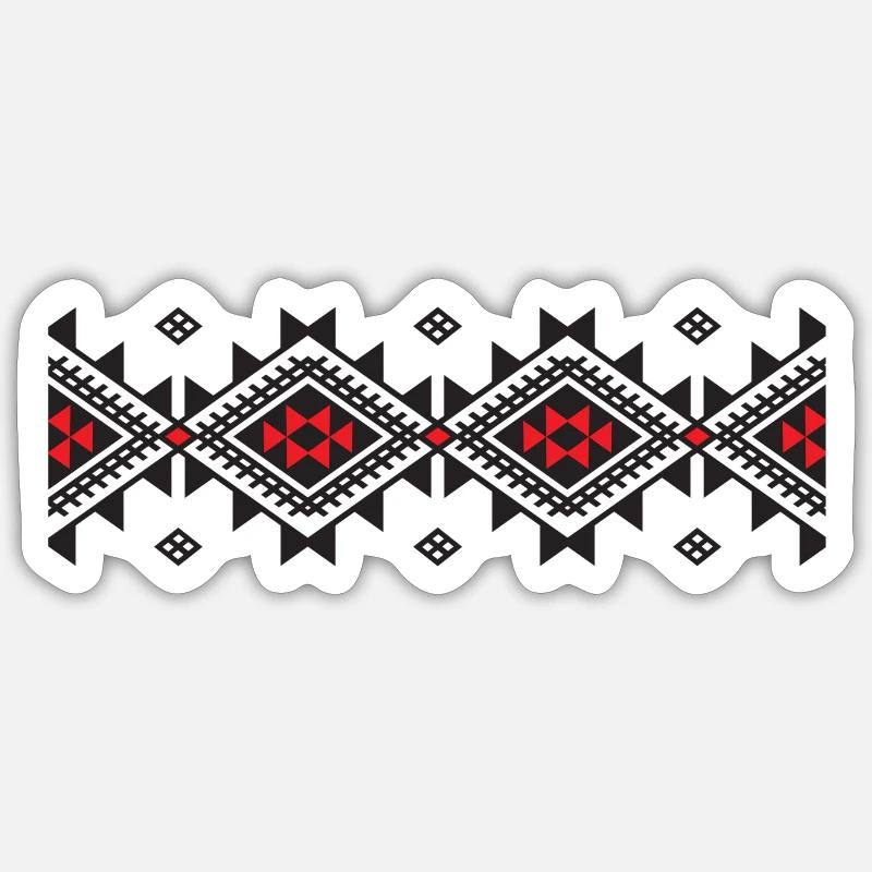 Kabyle Teppichmuster Sticker Größe S (10 x 10 cm)