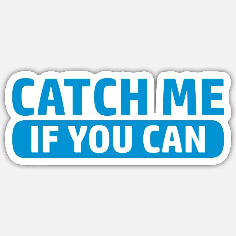Jeu De Logo Catch - Sticker taille S (10 x 10 cm) - blanc mat