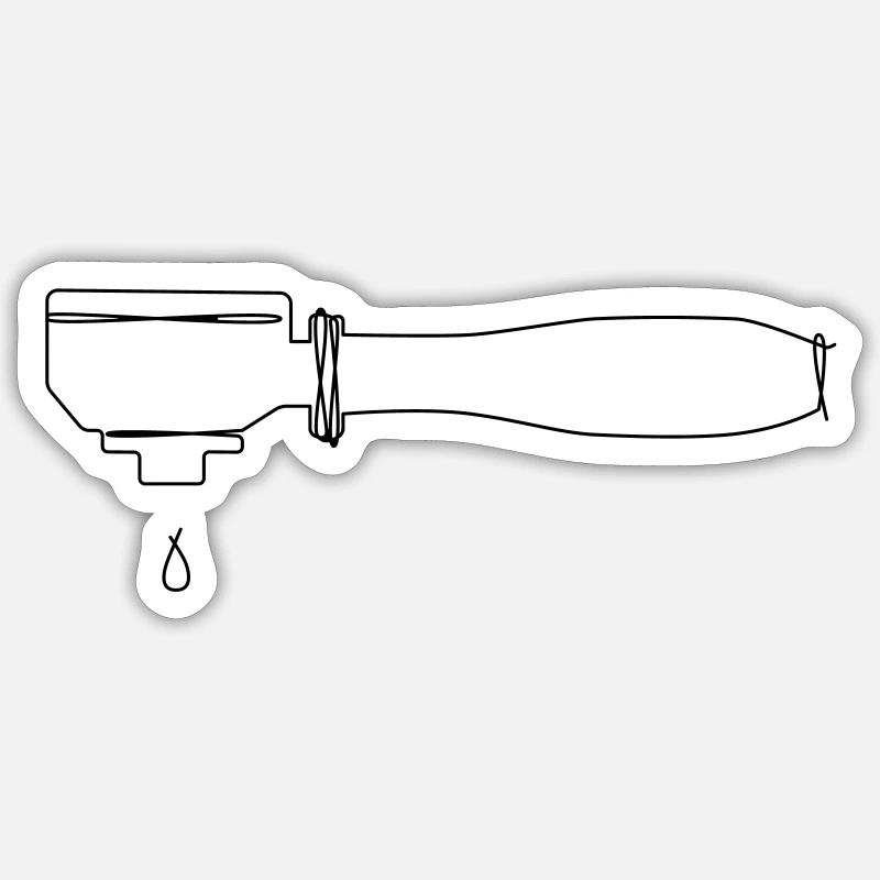 Screen carriers - Sticker size S (10 x 10 cm) - white matte