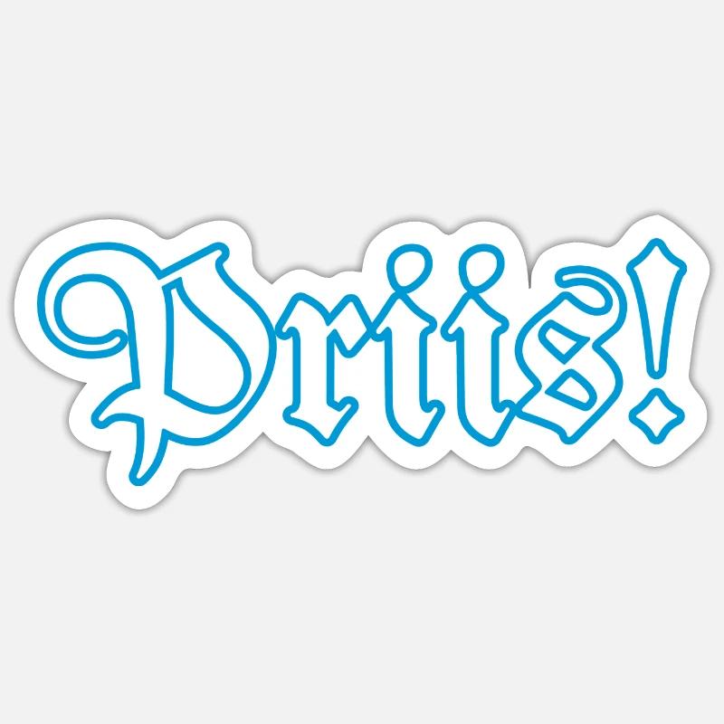 Pris Priiis Schnupftabak Sticker taille S (10 x 10 cm)