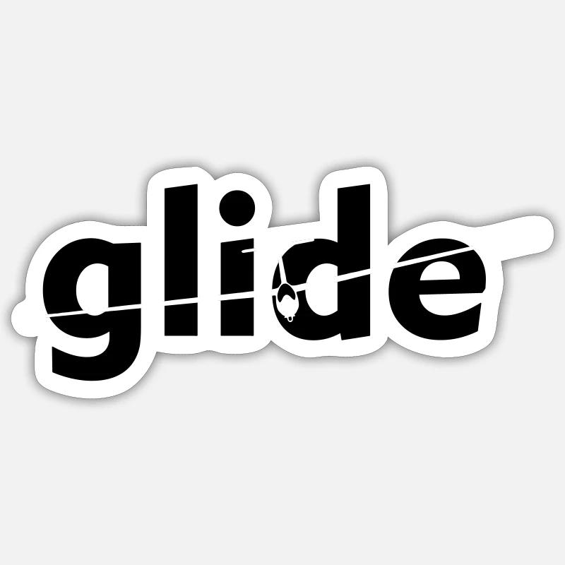 Glider Glider Gliding Glider Pilot Sticker size S (10 x 10 cm)