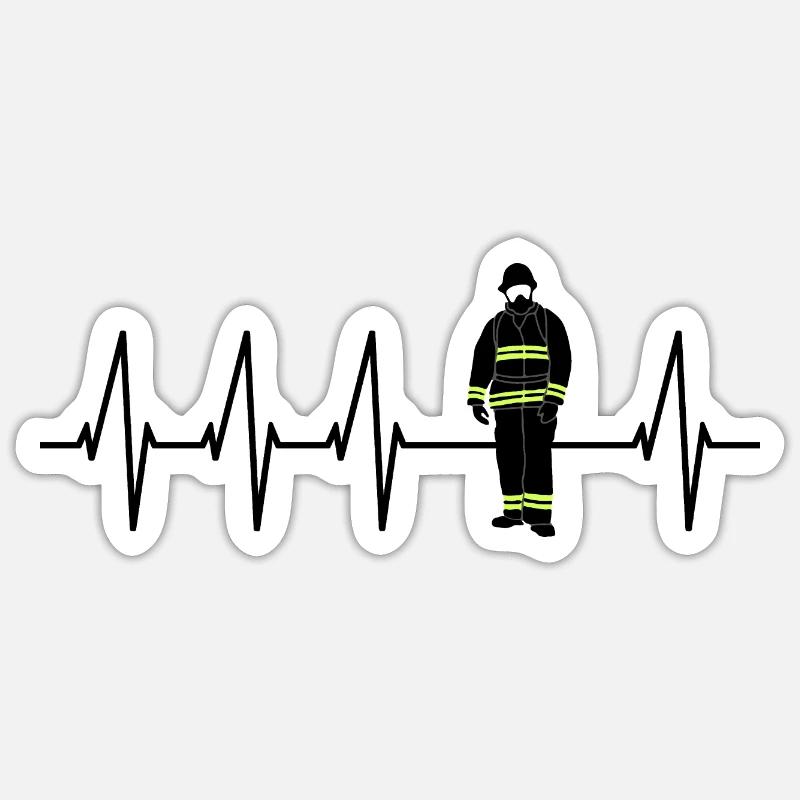 Fire brigade Sticker size S (10 x 10 cm)