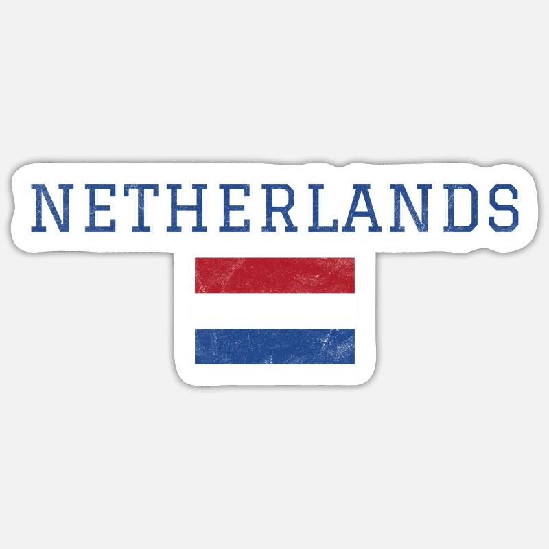 Holland Sticker størrelse S (10 x 10 cm)