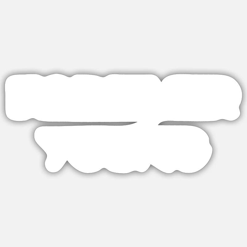 Forever Young - Sticker size S (10 x 10 cm) - white matte