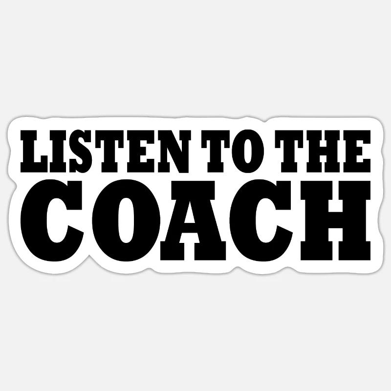 Coach Sticker size S (10 x 10 cm)