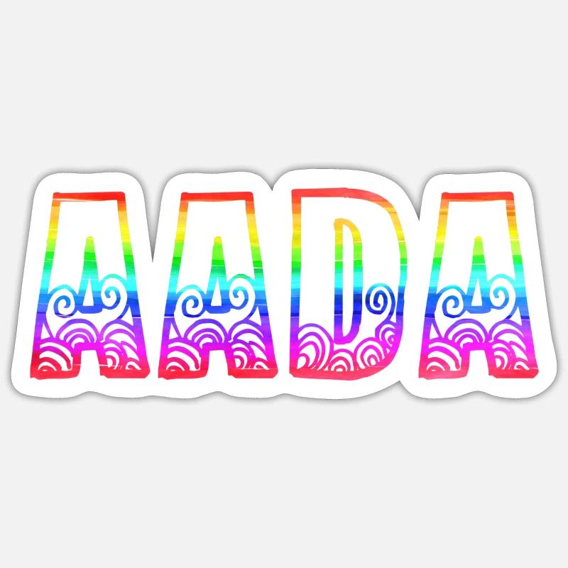 aada rs arc-en-ciel Sticker taille S (10 x 10 cm)