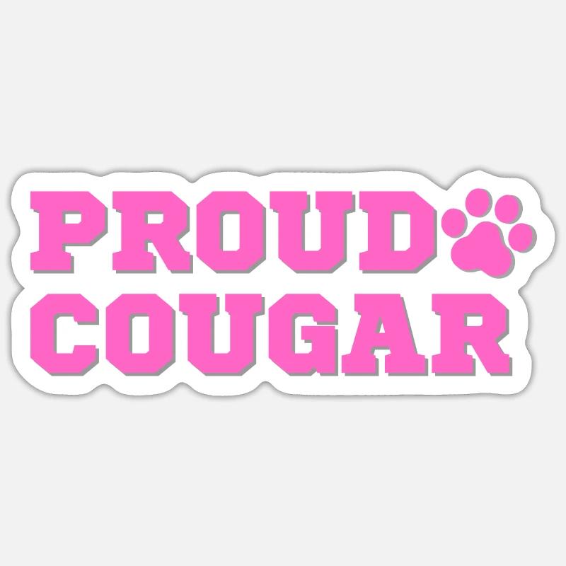 STOLZER COUGAR 3 Sticker Größe S (10 x 10 cm)
