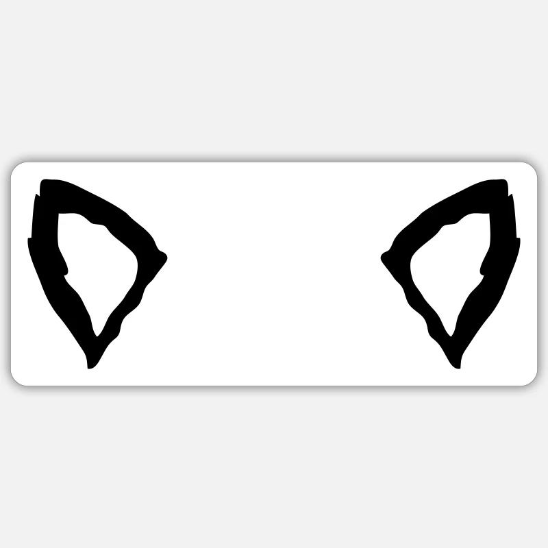Tier 2 Ears Sticker size S (10 x 10 cm)