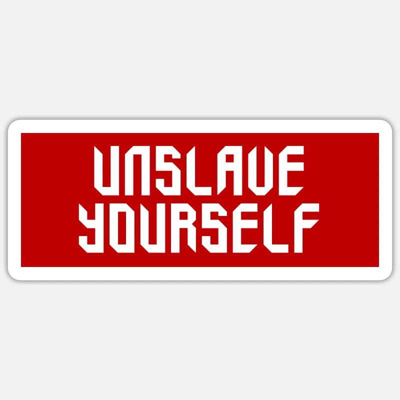 vous asservir Sticker taille S (10 x 10 cm)