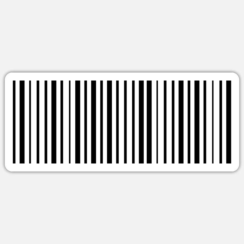 Barcode Sticker Größe S (10 x 10 cm)