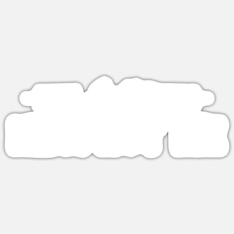 JUST RESPECT ME (RESPECTEZ-MOI, C'EST TOUT) - Sticker taille S (10 x 10 cm) - blanc mat