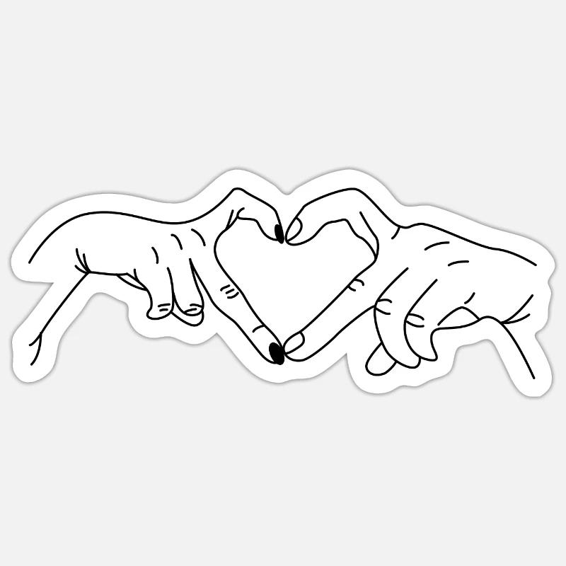Sticker Größe S (10 x 10 cm) - 