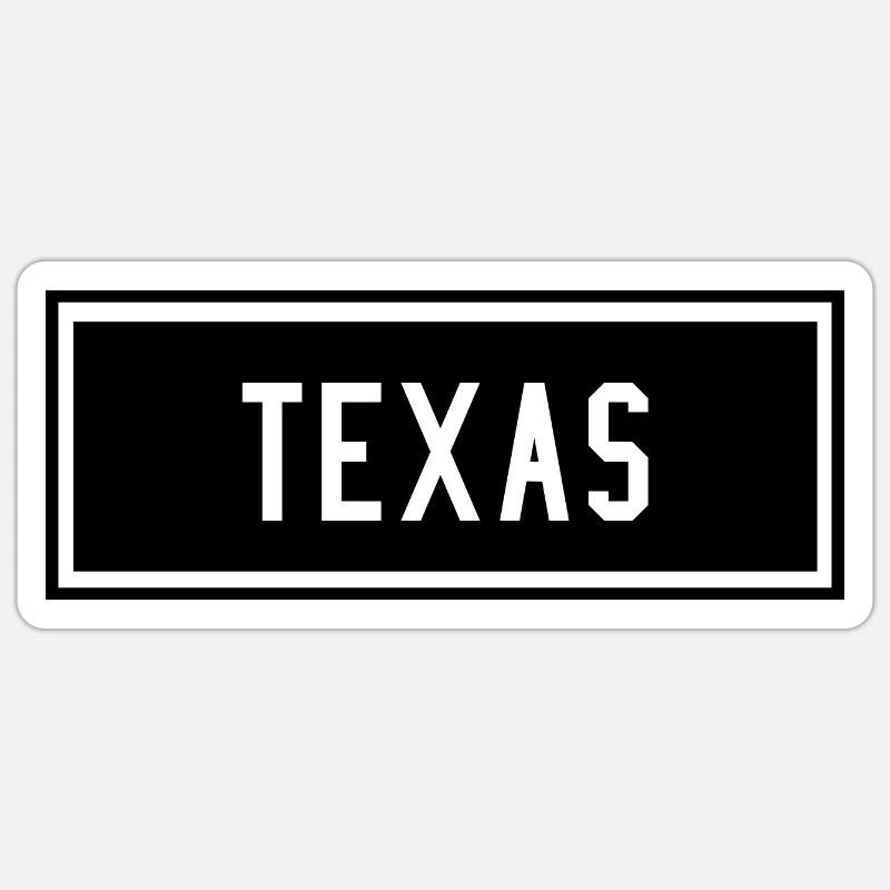 Texas Sticker size S (10 x 10 cm)