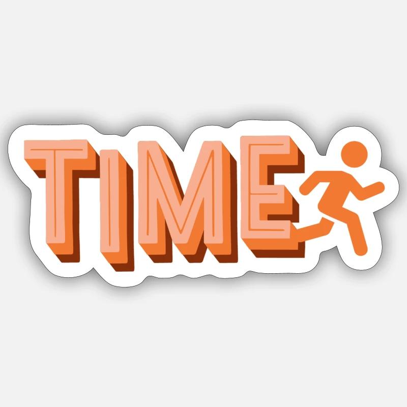 TimeRunner: Time Trial Sticker size S (10 x 10 cm)