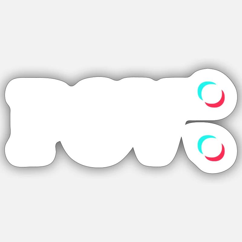 POV: Meme Print - Sticker Größe S (10 x 10 cm) - Mattweiß