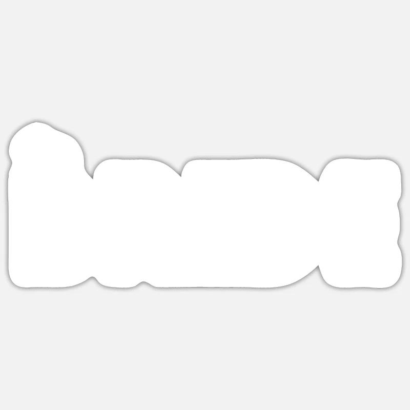 Bride - Sticker size S (10 x 10 cm) - white matte