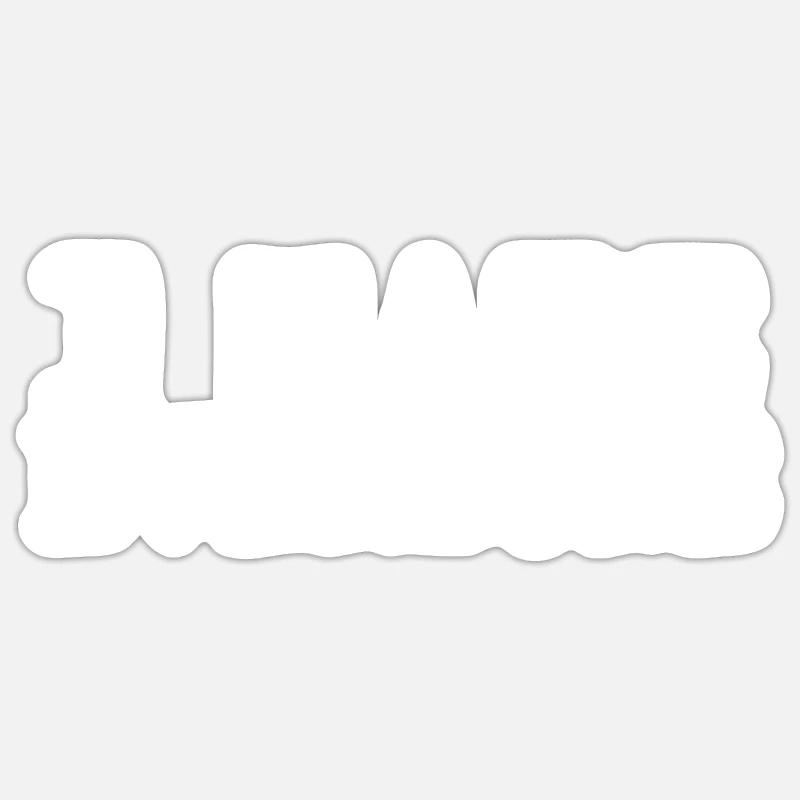 I Hate Everyone - Sticker size S (10 x 10 cm) - white matte