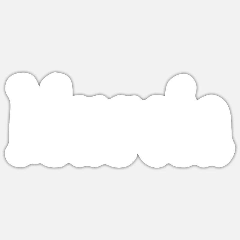 MURCIA - Sticker size S (10 x 10 cm) - white matte