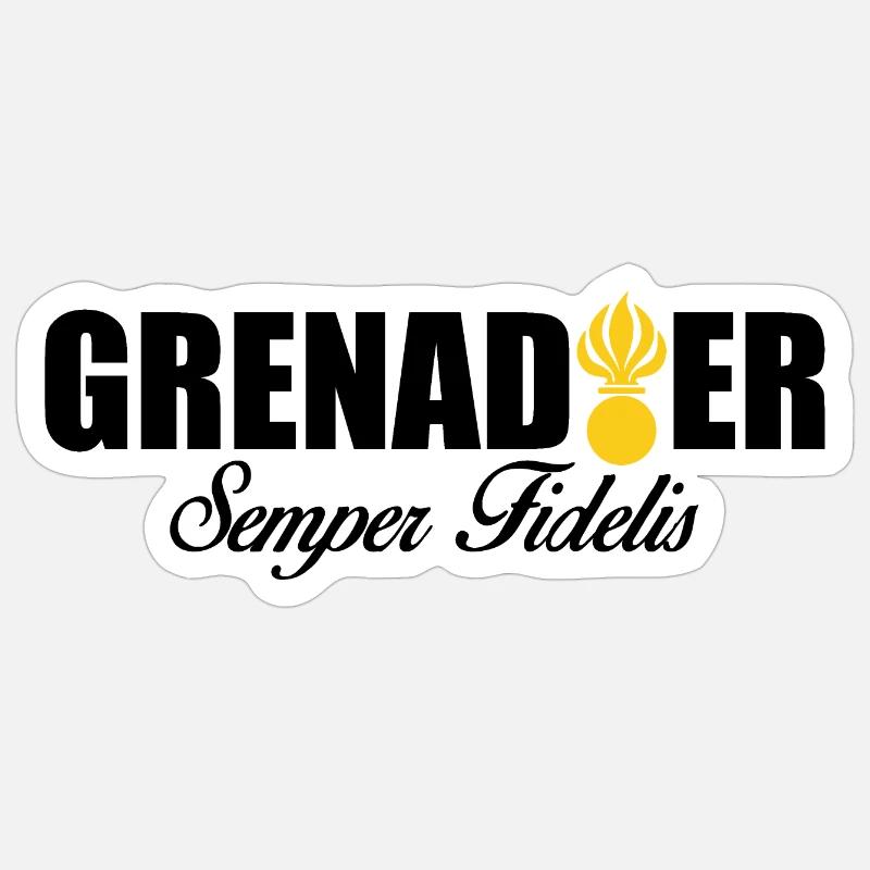 Grenadier Sticker size S (10 x 10 cm)