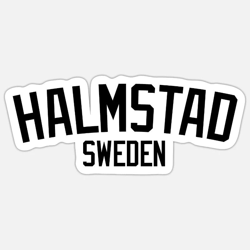 Halmstad Sticker size S (10 x 10 cm)