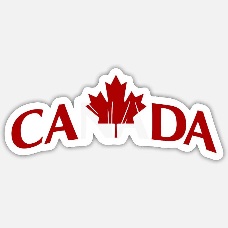Canada - Sticker size S (10 x 10 cm) - white matte