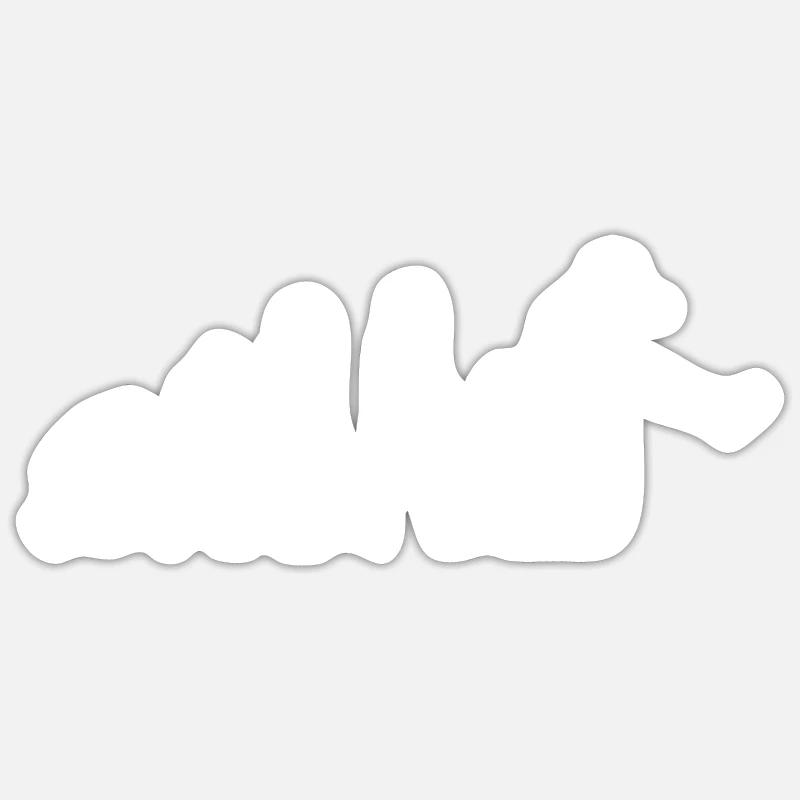 Hurdling Athlétisme Gift Hurdler Sticker taille S (10 x 10 cm)