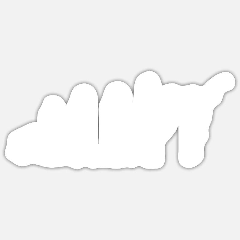 Art martiaux évolution - Sticker taille S (10 x 10 cm) - blanc mat