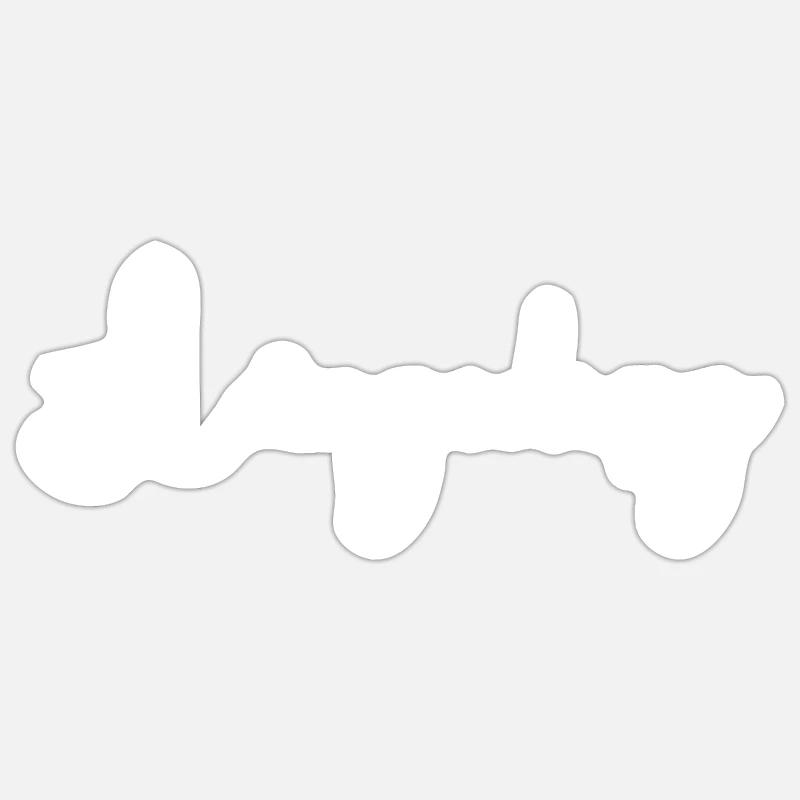 long-courrier Sticker taille S (10 x 10 cm)