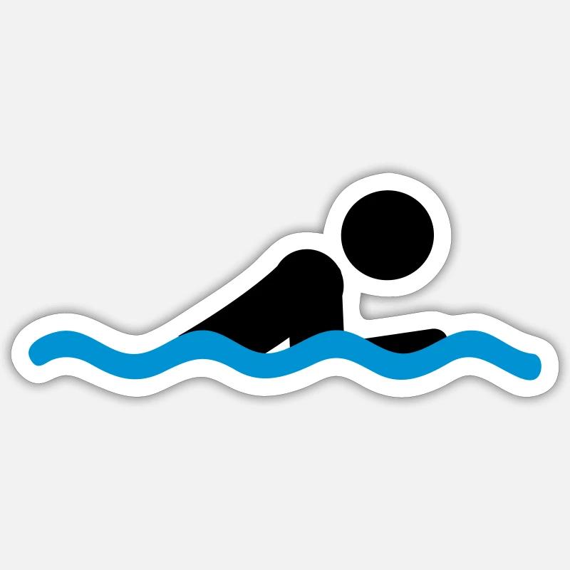 Breaststroke Sticker size S (10 x 10 cm)