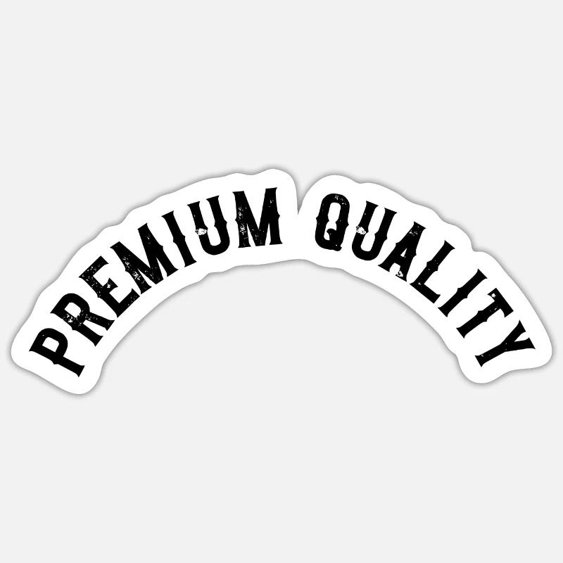 Premium Quality - Sticker size S (10 x 10 cm) - white matte