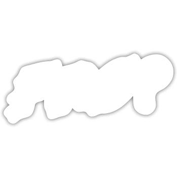 Game Gaming PC - Sticker size S (10 x 10 cm) - white matte - Front