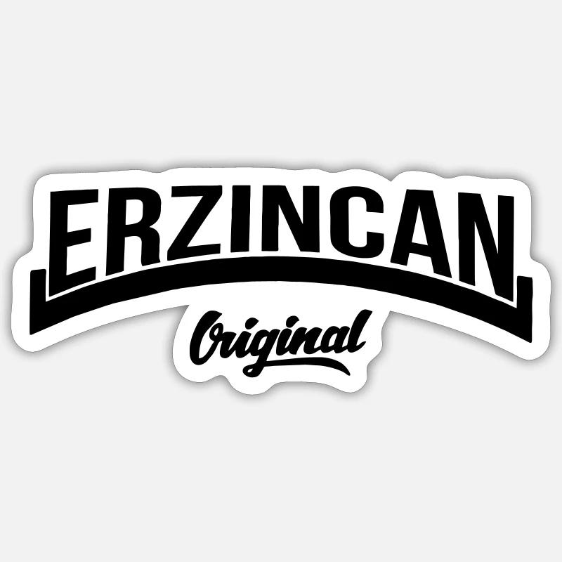 Erzincan original - Sticker taille S (10 x 10 cm) - blanc mat