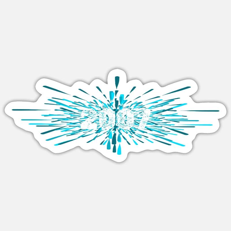 2007 - Sticker size S (10 x 10 cm) - white matte