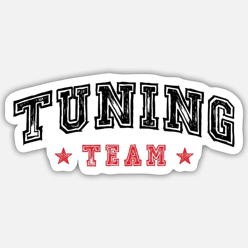 Équipe de tuning Sticker taille S (10 x 10 cm)