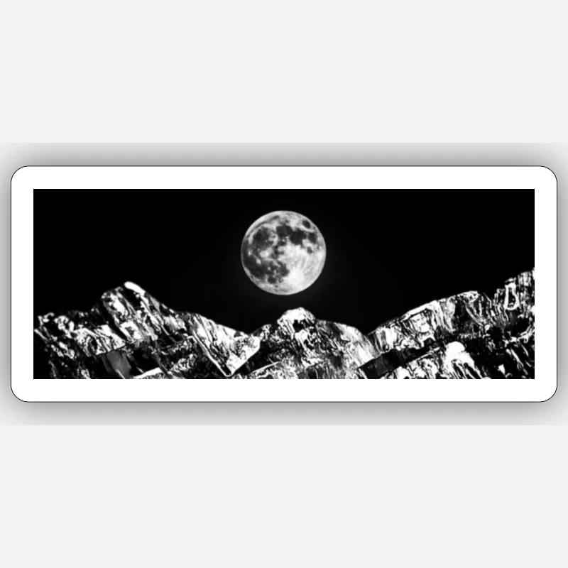 Moonlight Sticker size S (10 x 10 cm)
