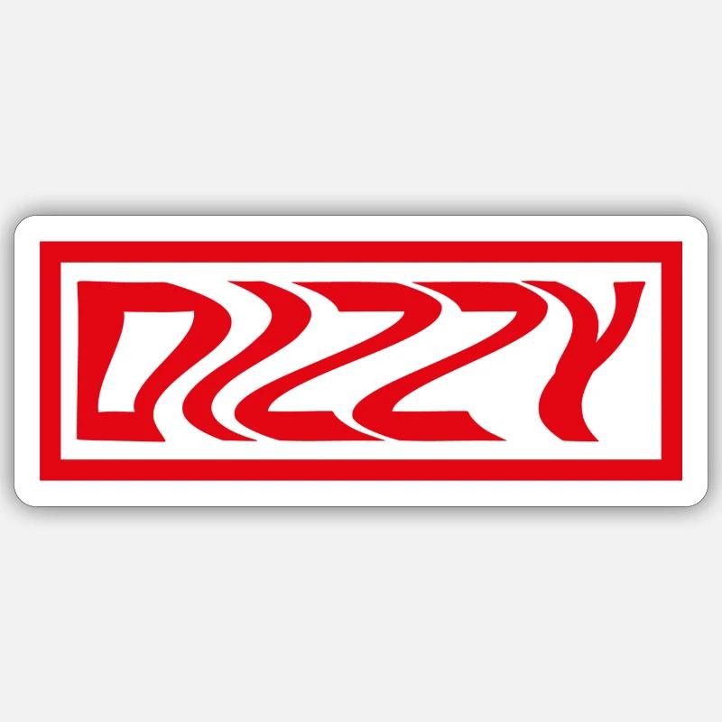 Dizzy - Sticker size S (10 x 10 cm) - white matte